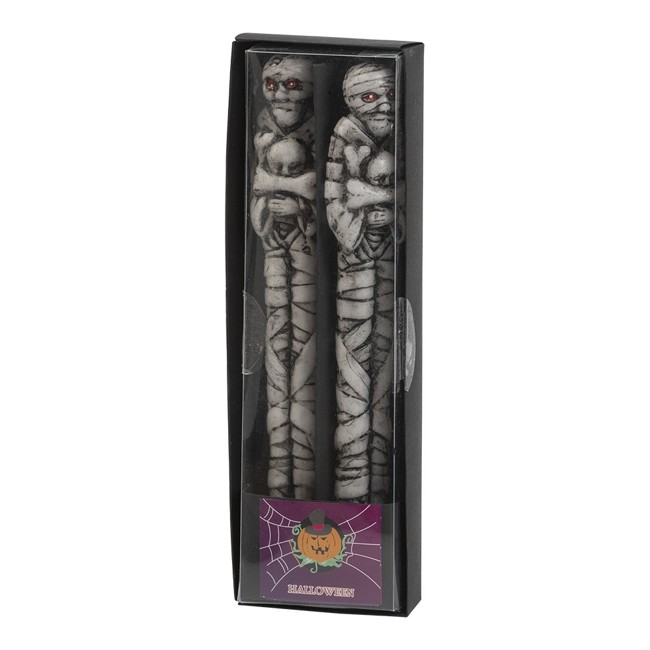 Joker - Halloween - Mummy Dinner Candle (2 pcs) (96455)