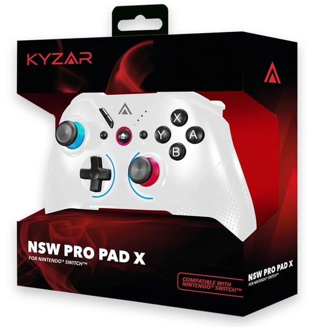 Kyzar Switch PRO Controller - White