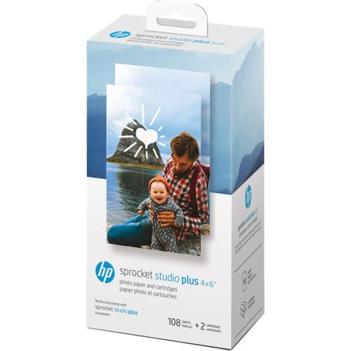 - Sprocket Studio Plus Cartridge 108-pack (HPIS4X6C108)