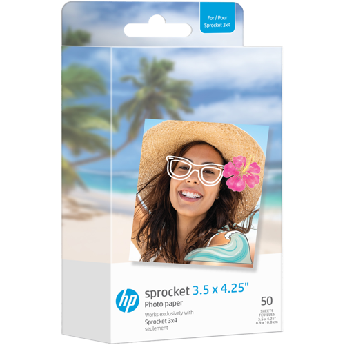 - Sprocket Zink paper 3,5x4,25 50-pack (HPIZ3X450)