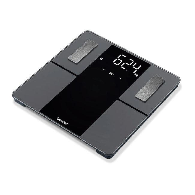 Beurer - BF 500 Super Black Edition Diagnostic Bathroom Scale - 5 Years Warranty