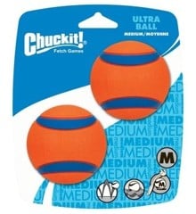 Chuckit - Ultra Ball M 6 cm 2 Pack - (CHUC17001)