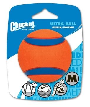 Chuckit - Ultra Ball M 6 cm 1 Pack - (CHUC170015) - Kjæledyr og utstyr