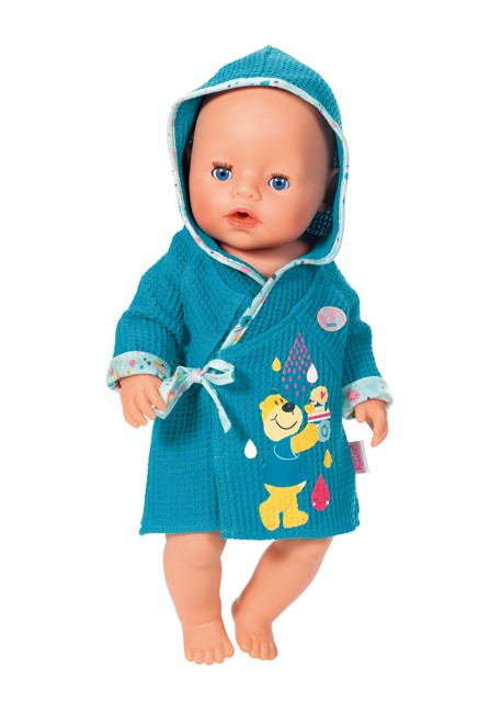 BABY born - Bathrobe 43cm - Blue