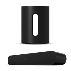 Sonos - Ray - Soundbar Black &  Sub Mini - Black - Bundle