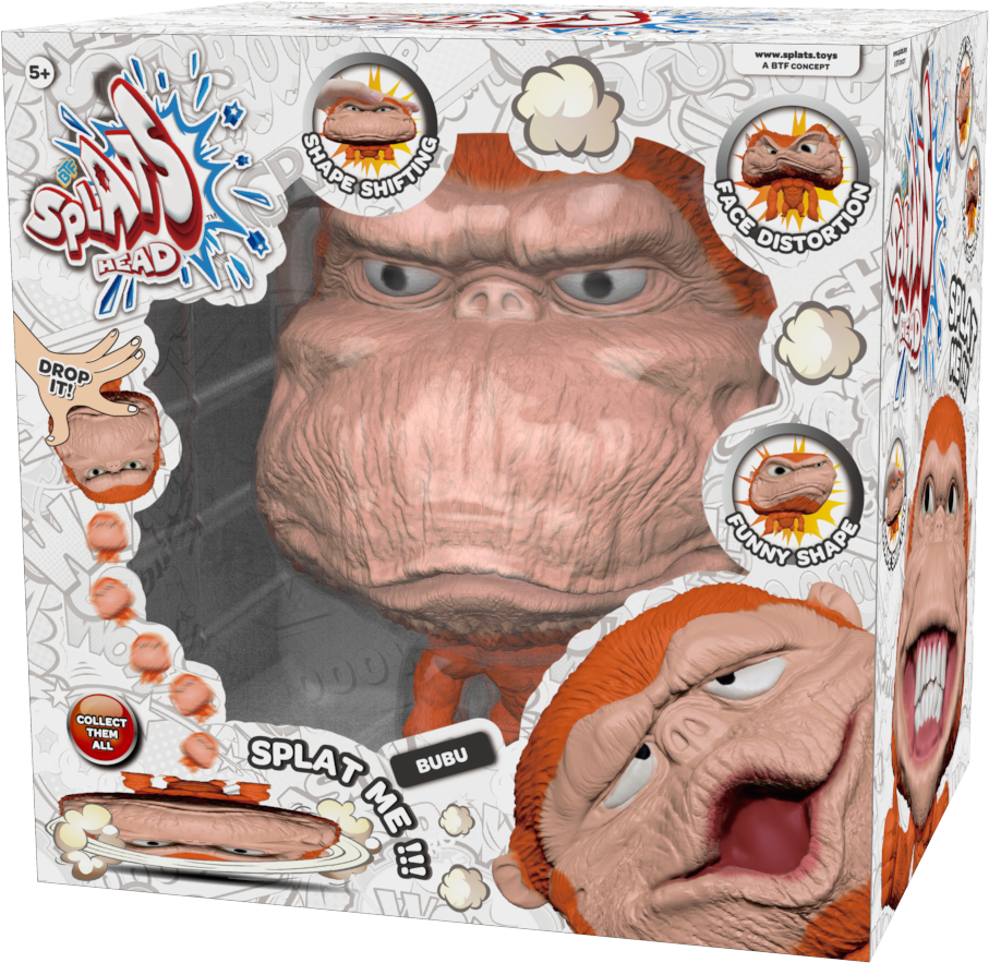 Splats Head, Maxi Bubu Monkey (50176) - Leker