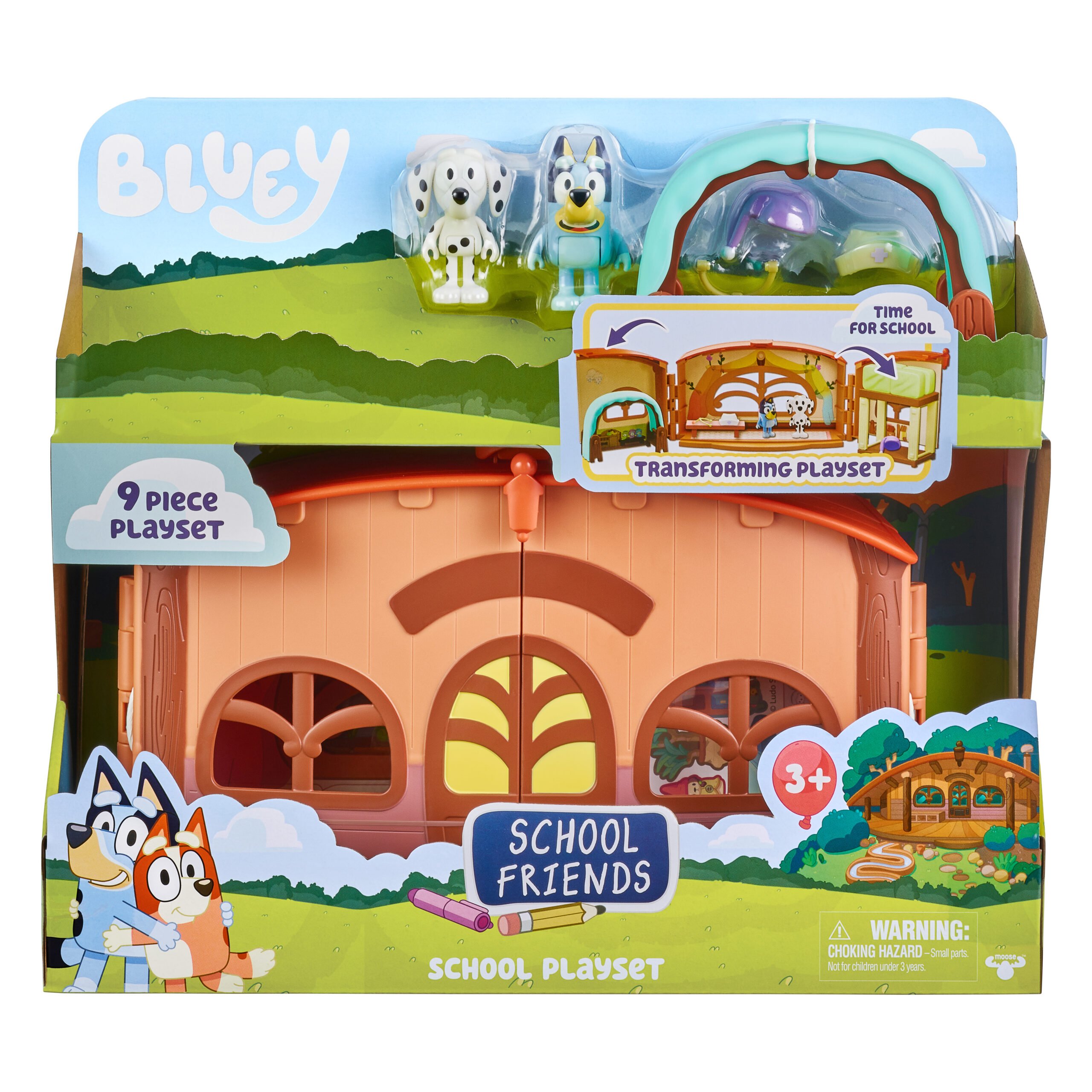 Bluey - School  Friends Theme School play set (90175) - Leker