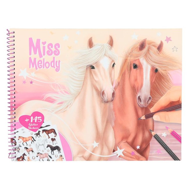 Miss Melody - Horses Colouring BOOK (0412479)