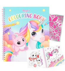 Ylvi Colouring Book With Unicorn And Sequins (412492)
