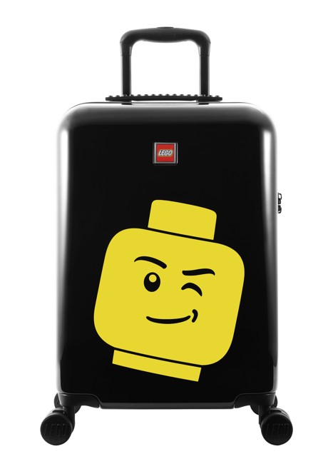 LEGO - ColourBox Minifigure Head Kabinekuffert / Trolley 20'' - Sort