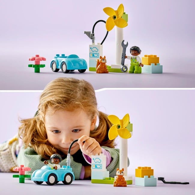 LEGO Duplo - Wind Turbine and Electric Car (10985)
