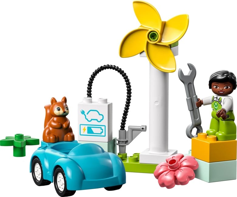 LEGO Duplo - Wind Turbine and Electric Car (10985)