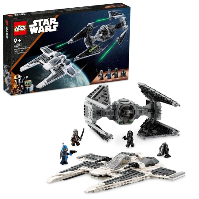 LEGO Star Wars - Mandalorian Fang Fighter vs TIE Interceptor (75348)