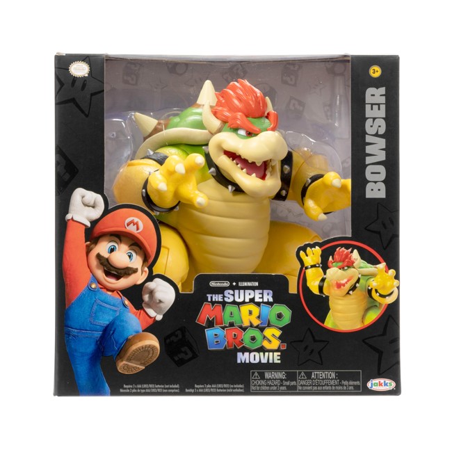 Super Mario Movie - Fire Breathing Bowser Figure (18 cm) (423124)