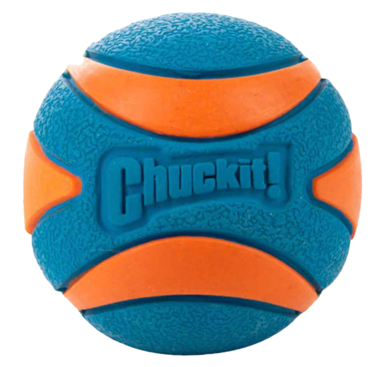 Chuckit - Ultra Squeaker Ball M 6 cm 2 pcs. - (CHUC33068) - Kjæledyr og utstyr