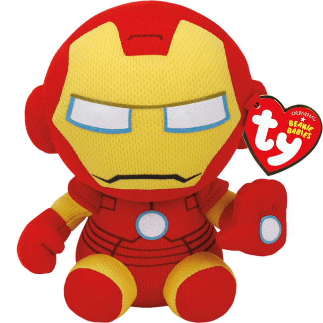 TY Bamse - Beanie Boos - Iron Man (Regular)