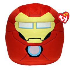 Ty Bamse - Squishy Beanies - Iron Man (25 cm)