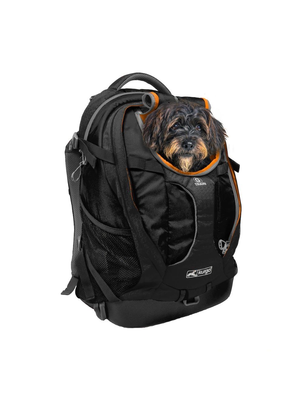 KURGO - G-Train Dog Carrier Backpack, Black - (81314601683) - Kjæledyr og utstyr