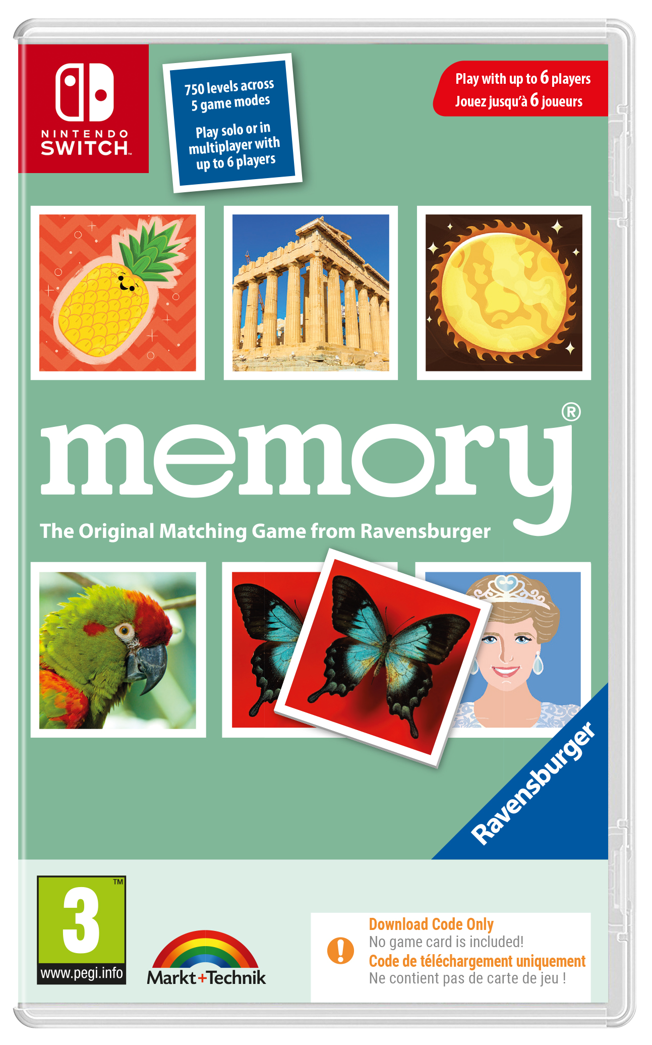 RAVENSBURGER: MEMORY (Code In A Box) - Videospill og konsoller