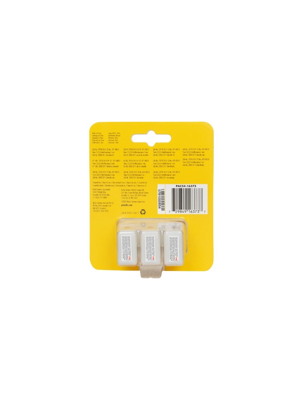 Petsafe - Refill cartridges Citronella 3pack - (72984916373) - Kjæledyr og utstyr