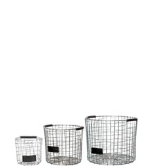 A2 Living - Round Wire Basket - Set 3 pcs. / 3 sz. (45009-2)