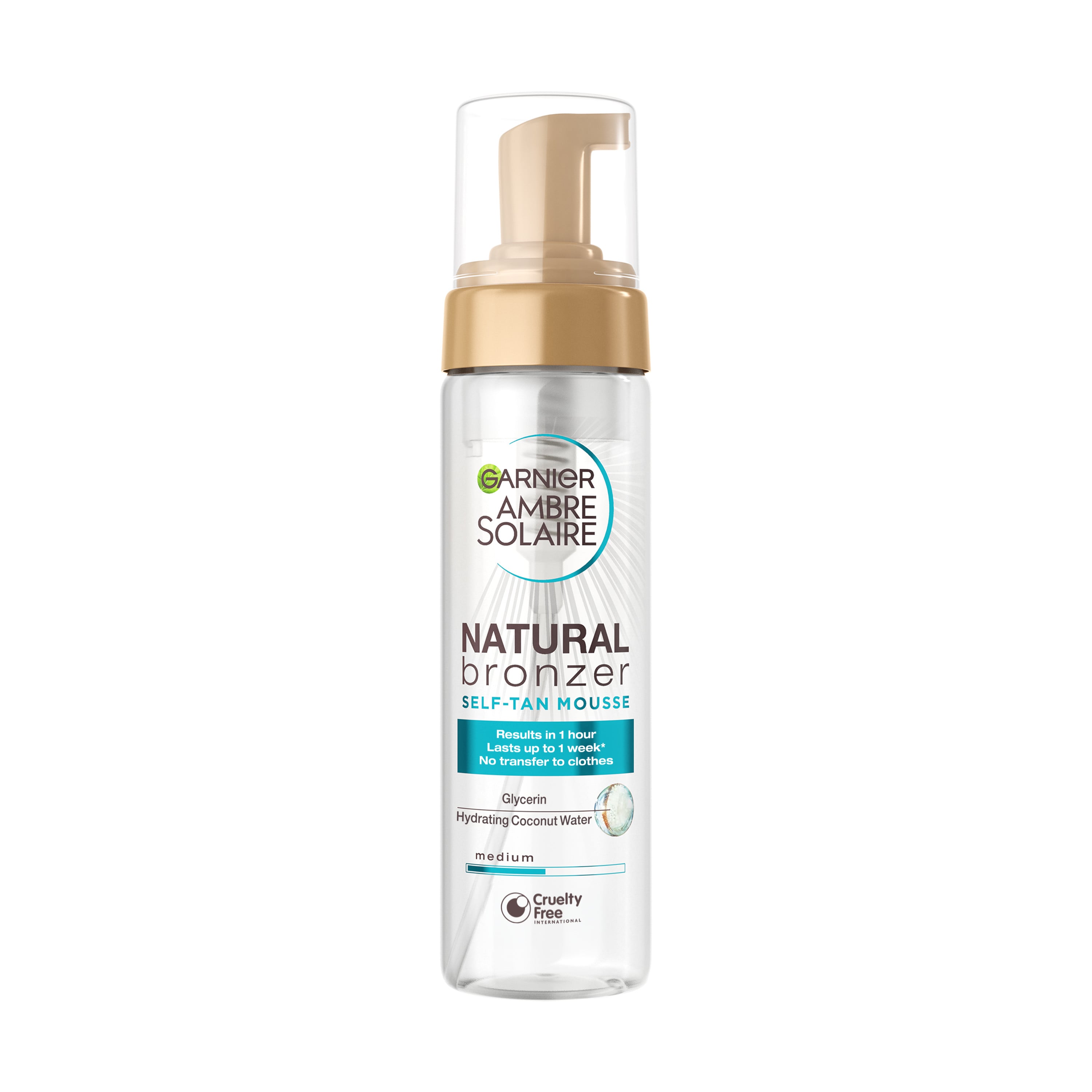 Garnier - Ambre Solaire Natural Bronzer Self-Tan Mousse for normal skin Medium - 200 ml