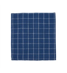OYOY Living - Grid Tablecloth - Darkblue/White - 260x140 cm (L300765)