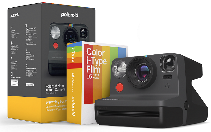 Polaroid - Now Gen 2 E-box - Black - Elektronikk