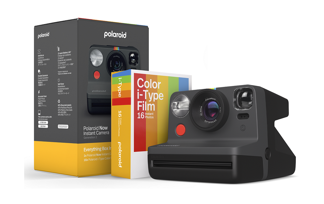 Polaroid - Now Gen 2 E-Box Camera - Black