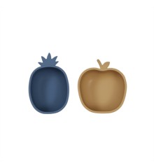 OYOY Mini - Set of 2 - Pineapple & Apple Snack Bowl (M107408)