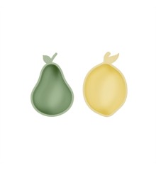 OYOY Mini - Sæt af 2 - Citron & Pære Snack skåle