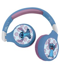 Lexibook - Disney Stitch 2-in-1 Bluetooth Headphones (HPBT010D)