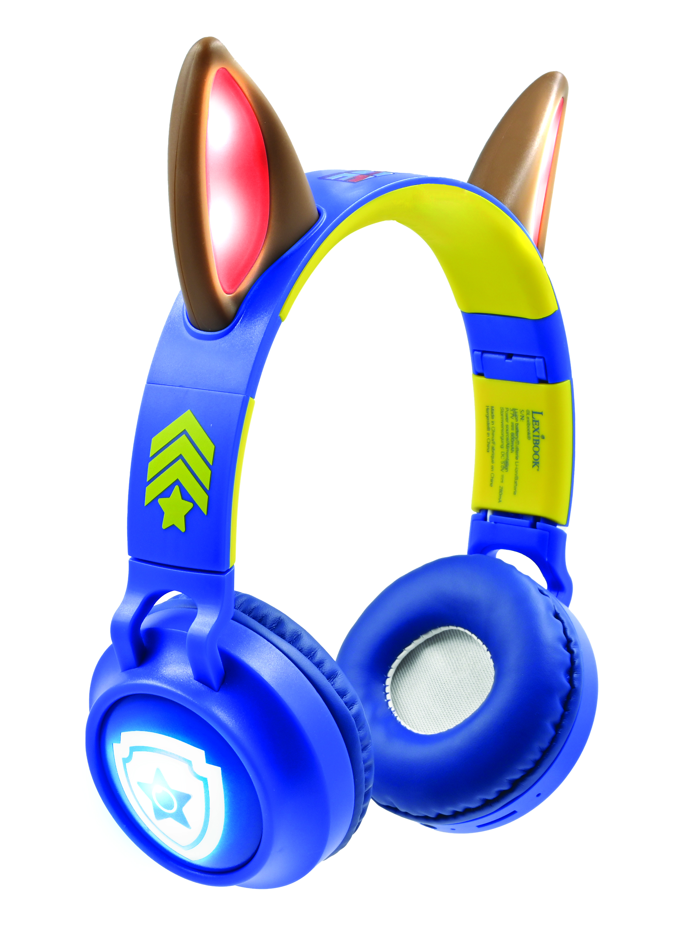 Lexibook - Paw Patrol - Bluetooth headphones w. lights (HPBT015PA) - Leker
