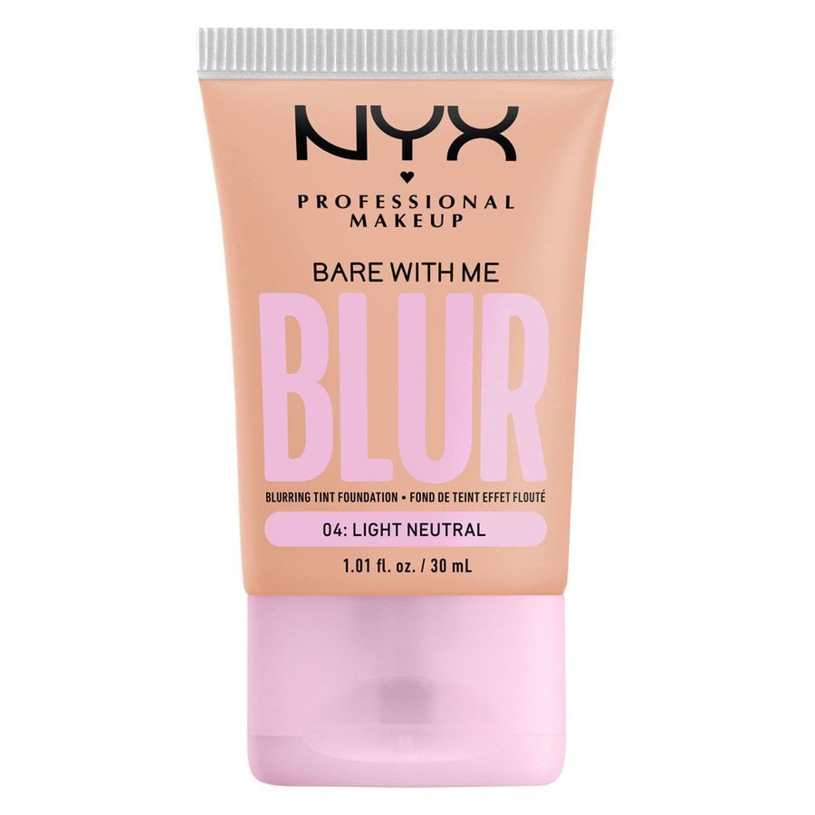 NYX Professional Makeup - Bare With Me Blur Tint Foundation 04 Light Neutral - Skjønnhet