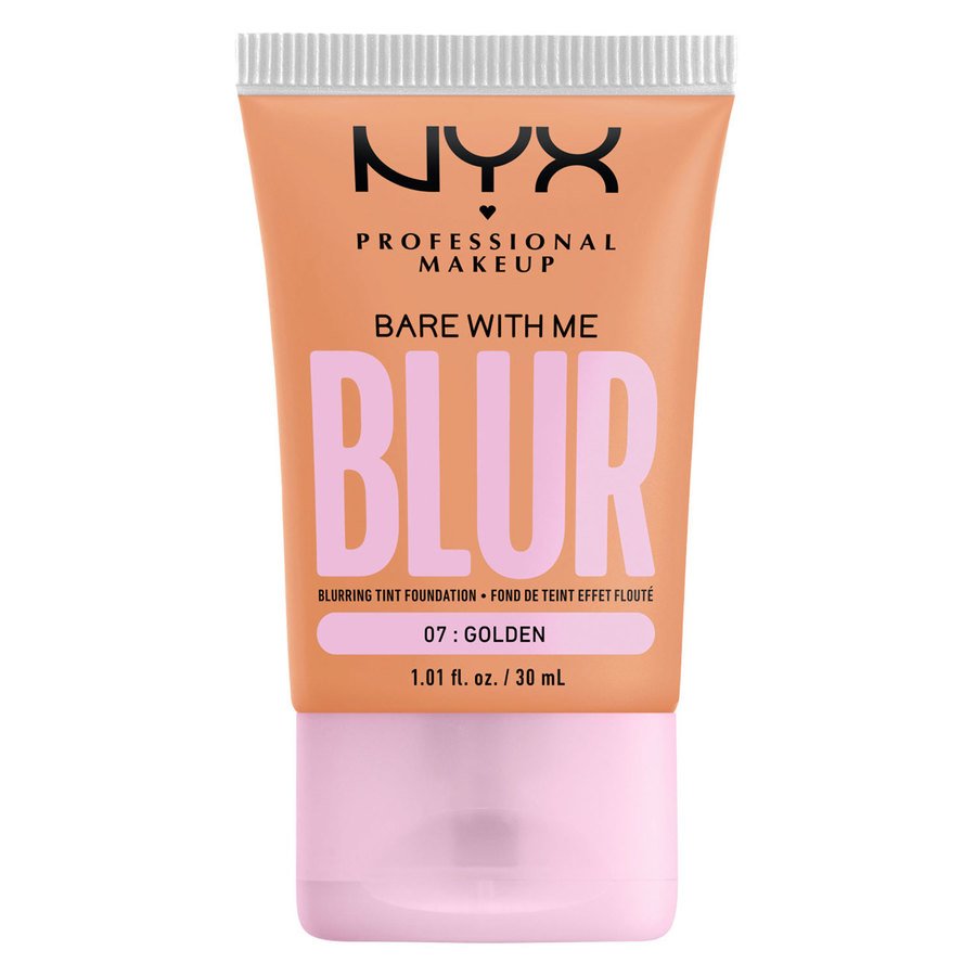 NYX Professional Makeup - Bare With Me Blur Tint Foundation 07 Golden - Skjønnhet