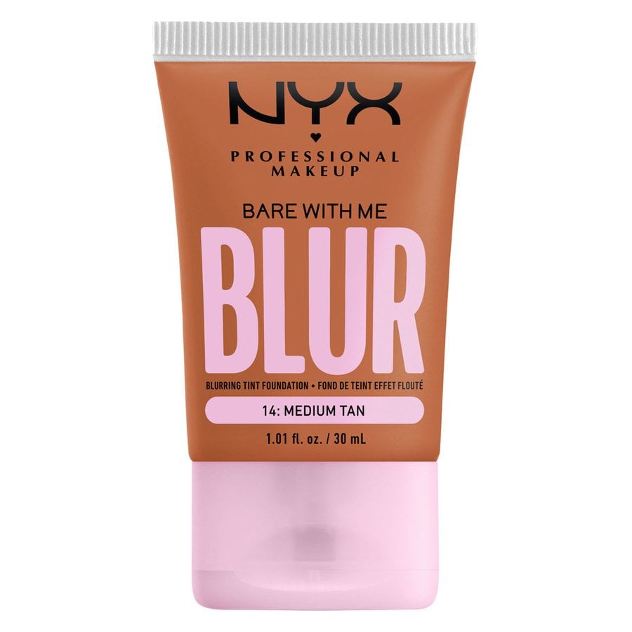 NYX Professional Makeup - Bare With Me Blur Tint Foundation 14 Medium Tan - Skjønnhet