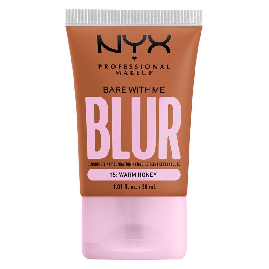 NYX Professional Makeup - Bare With Me Blur Tint Foundation 15 Warm Honey - Skjønnhet
