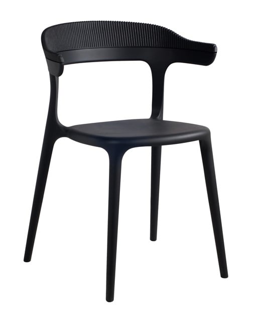 Muubs - Dining chair Luna Stripe - Black (8020000311)