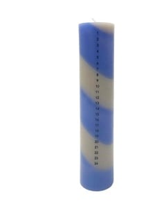 OYOY Living - Christmas Calendar Candle - Optic Blue/Camel (L300924)