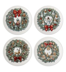 Bloomingville - Set of 4 - Valentin Christmas Plates (82060003)