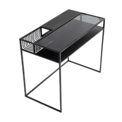 Muubs - Desk Denver - Black w/black glass (8280000130)