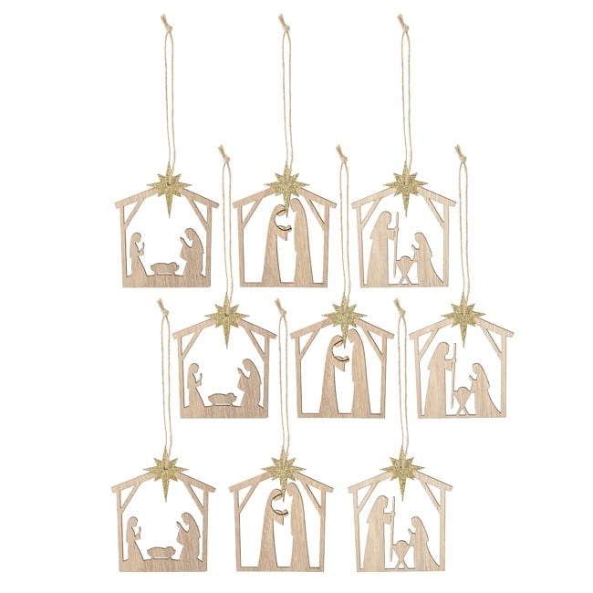 Bloomingville - Set of 9 - Stories from the bible Ornaments (82060039)