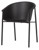 Living Outdoor - Venoe Garden Table 205 x 90 cm - Alu/Nonwood- Black/Grey Oak with 6 pcs. Aeroe Garden Chair - Metal/Plastic - Black/Black - Bundle thumbnail-7