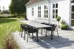 Living Outdoor - Venoe Garden Table 205 x 90 cm - Alu/Nonwood- Black/Grey Oak with 6 pcs. Aeroe Garden Chair - Metal/Plastic - Black/Black - Bundle thumbnail-8