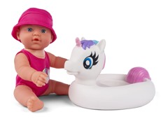 My Baby - Mathilde with Unicorn Swim ring (61252)