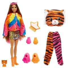 Barbie – Cutie Reveal Jungle Serie – Tiger (HKP99)