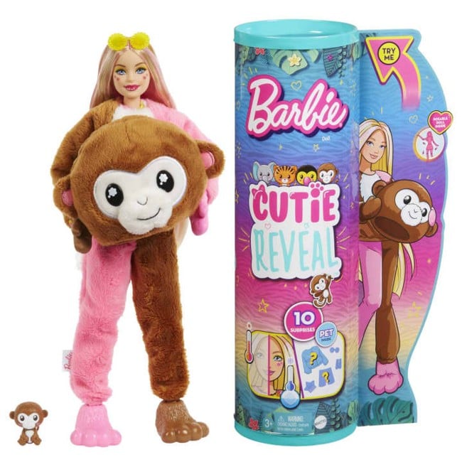 Barbie – Cutie Reveal Jungle Serie – Abe (HKR01)