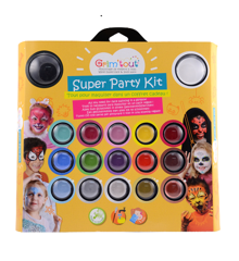 Grim'Tout - Face Paint - 17 Colours - Super Party Kit - (GT41637)