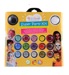 Grim'Tout - Teatersminke - 17 farver - Super Party Kit