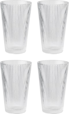 Stelton - Pilastro Drrikkeglas, 35 cl - 4 stk